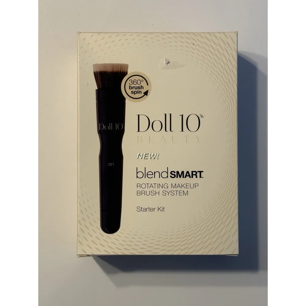 Doll 10 blendSMART Starter Kit Rotating Foundation Brush Makeup Blend Smart New